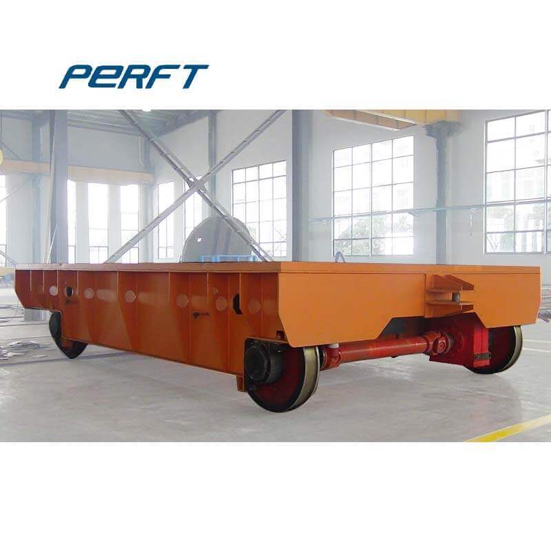 load 120kg busbar powered ladle transfer trolley manufacturer 